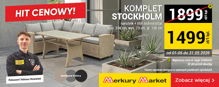 Merkury komplet